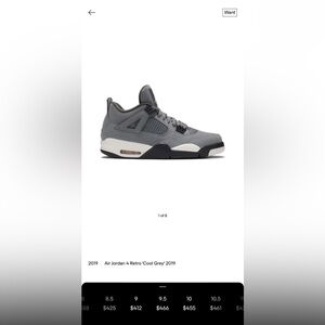 Jordan 4’s cool grey if u have a deal for these shoes hit e up.